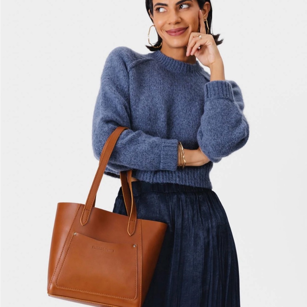 Portland Leather JULIETTE TOTE Bag with Minimalist Design
